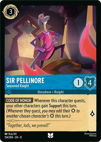Sir Pellinore - Seasoned Knight (154/204) [Reign of Jafar]