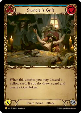 Swindler's Grift (Blue) (Treasure) [SEA171] (High Seas)  Cold Foil