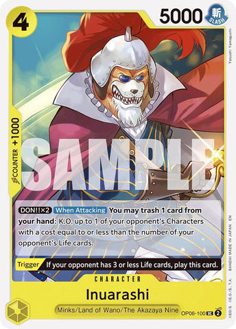 Inuarashi (Reprint) [Starter Deck: GREEN/YELLOW Yamato]