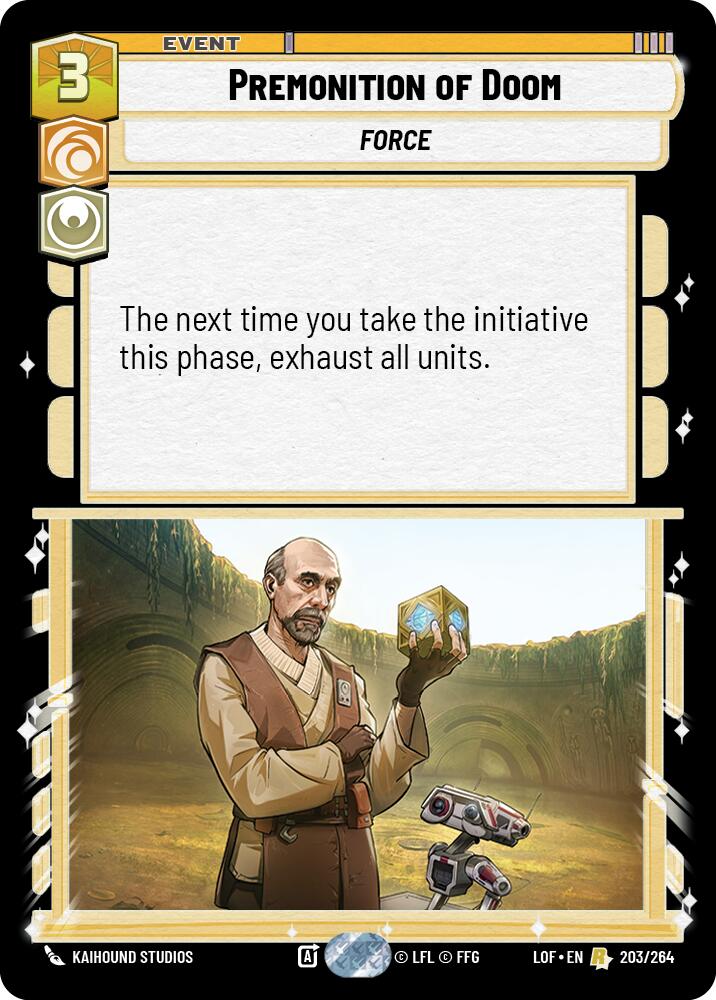 Premonition of Doom (203/264) (203/264) [Legends of the Force]