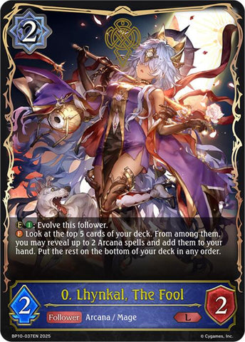 0. Lhynkal, The Fool (BP10-037EN) [Gods of the Arcana]