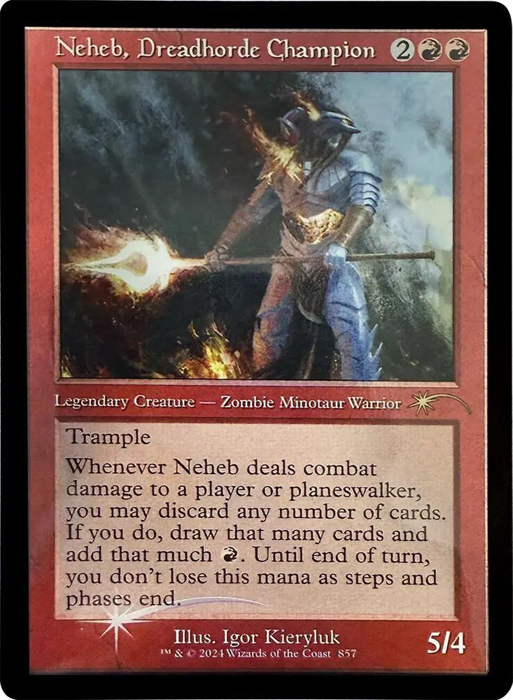Neheb, Dreadhorde Champion (Retro Frame) [Secret Lair Drop Series]