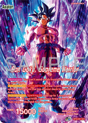 Son Goku // Son Goku, Supreme Warrior (Reprint) (BT16-001) [Premium Anniversary Box 2025]