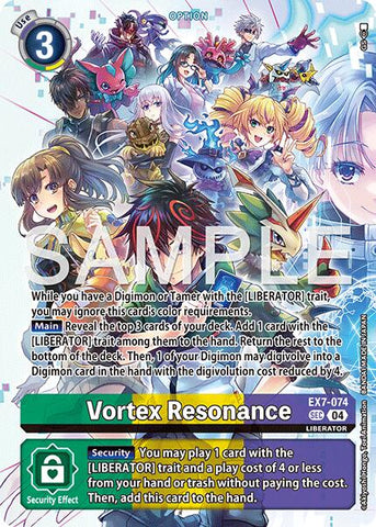 Vortex Resonance [EX7-074] (Digimon Liberator Debuggers Set) [Digimon LIBERATOR]