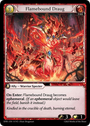 Flamebound Draug (117) [Distorted Reflections]