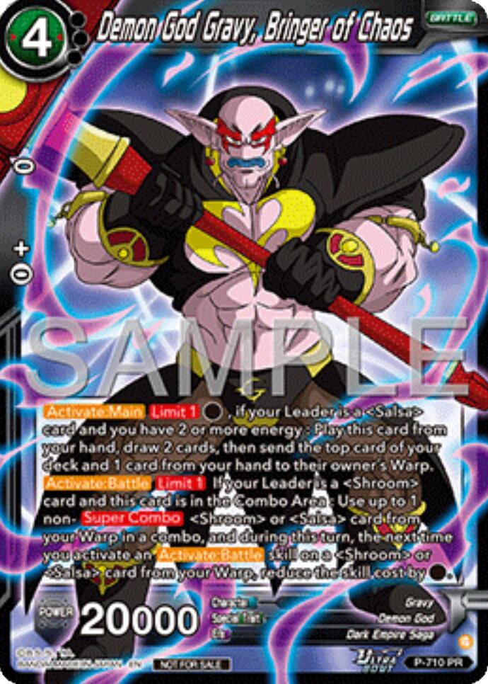 Demon God Gravy, Bringer of Chaos (Ultra-Bout Series Tournament Pack Vol.13) (P-710) [Tournament Promotion Cards]