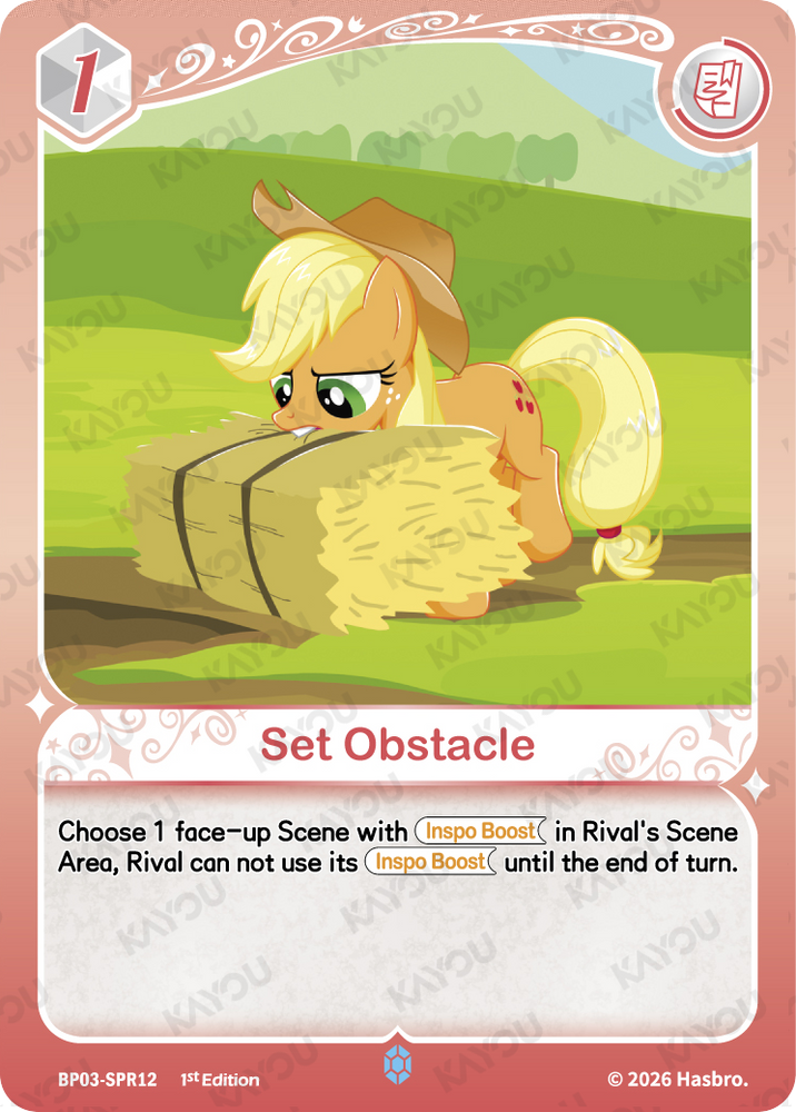 Set Obstacle (BP03-SPR12) [Nightmare Night]