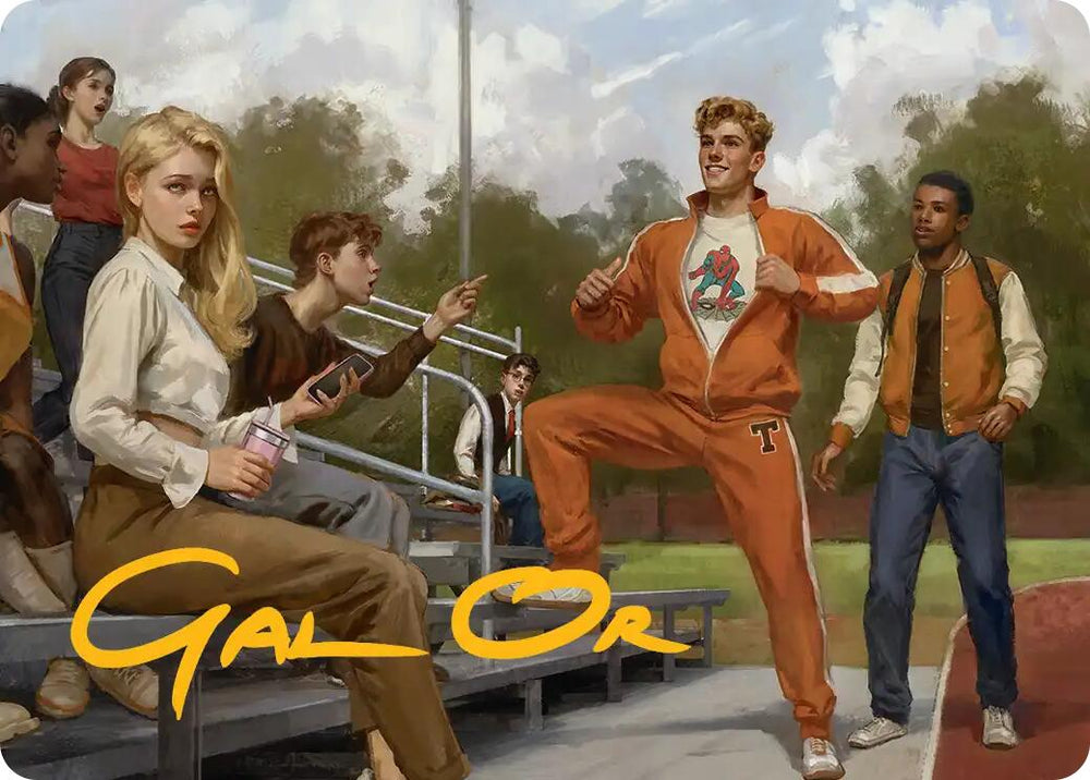 Flash Thompson, Spider-Fan Art Card (Gold-Stamped Signature) [Marvel's Spider-Man Art Series]