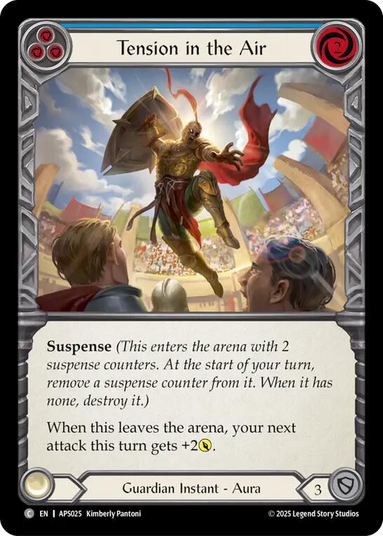 Tension in the Air (Blue) [APS025] (Armory Deck: Pleiades)