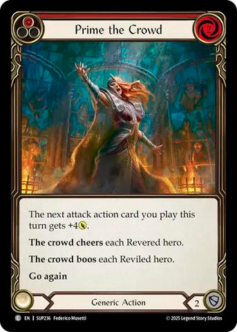 Prime the Crowd (Red) [SUP236] (Super Slam)