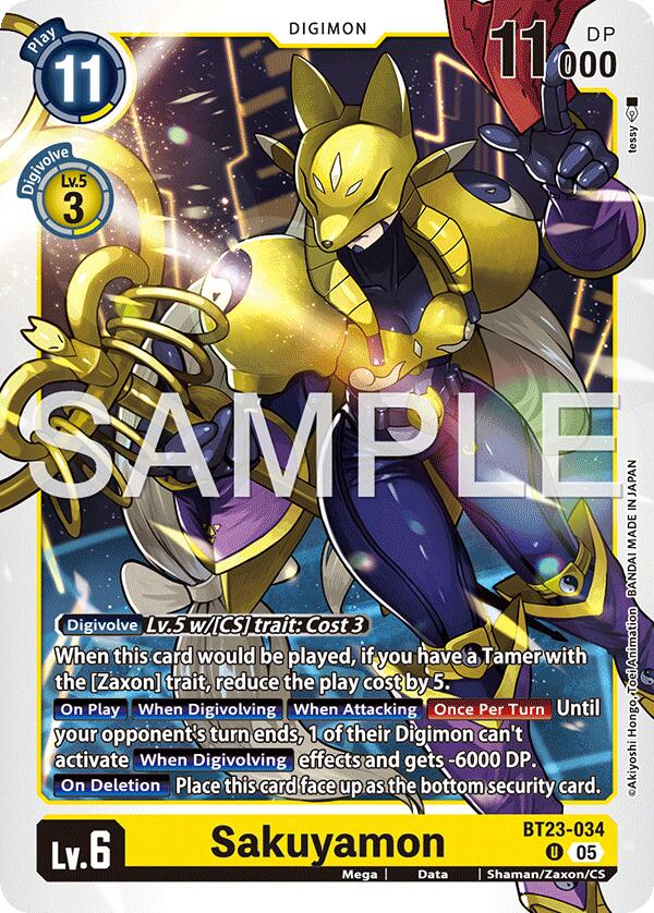 Sakuyamon [BT23-034] [Hackers' Slumber]