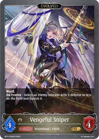 Vengeful Sniper (Evolved) (BP11-090EN) [Bullet of Fate]