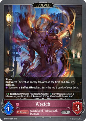 Wretch (Evolved) - P19 (Foil) (BP11-P19EN) [Bullet of Fate]