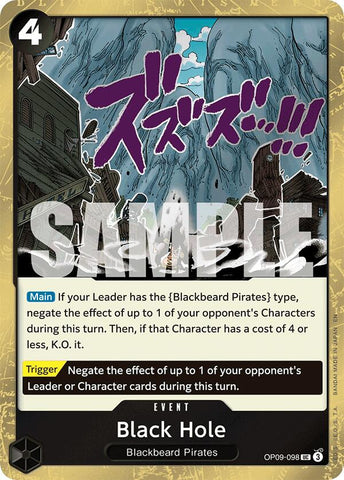 Black Hole (Pirate Foil) [Premium Booster -The Best- Vol. 2]