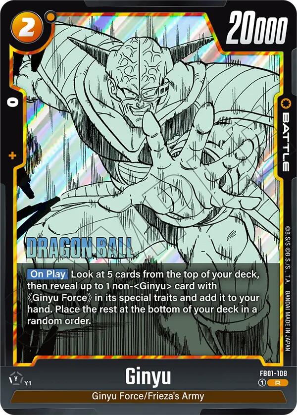 Ginyu (FB01-108) [Manga Booster 02]
