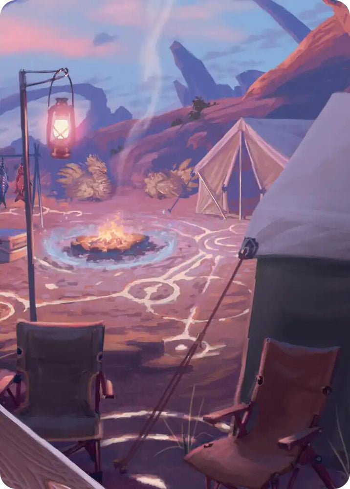 Chocobo Camp Scene Art Card [FINAL FANTASY Art Series]