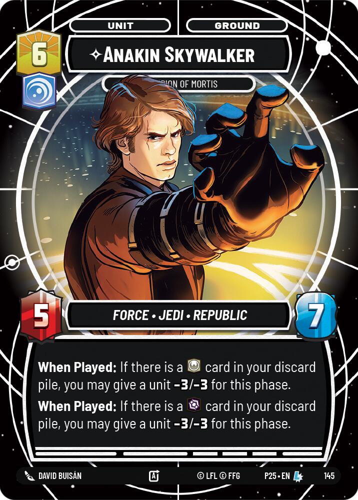 Anakin Skywalker - Champion of Mortis (145) (145) [Sector and Regional Promos: Season 1]