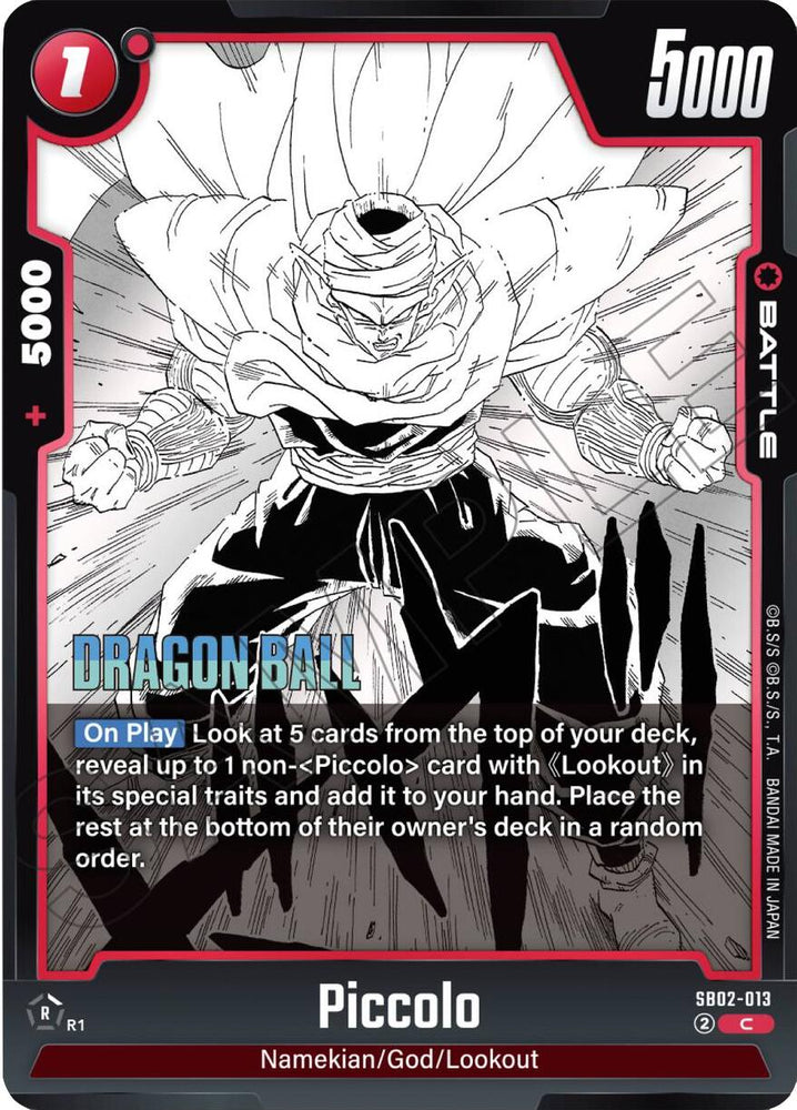 Piccolo (SB02-013) [Manga Booster 02]