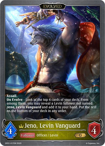 Jeno, Levin Vanguard (Evolved) (SP01-017EN) [Seaside Memories]