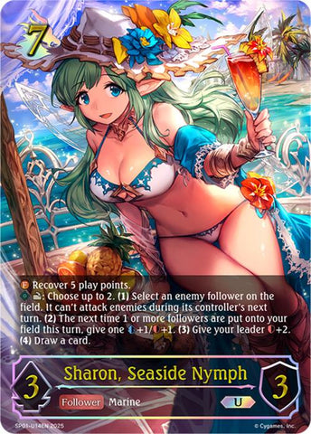 Sharon, Seaside Nymph (U) (SP01-U14EN) [Seaside Memories]