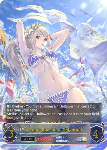 Jeanne, Beacon of Salvation (Evolved) (U) (SP01-U25EN) [Seaside Memories]