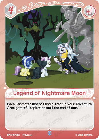 Legend of Nightmare Moon (BP03-SPR03) [Nightmare Night]