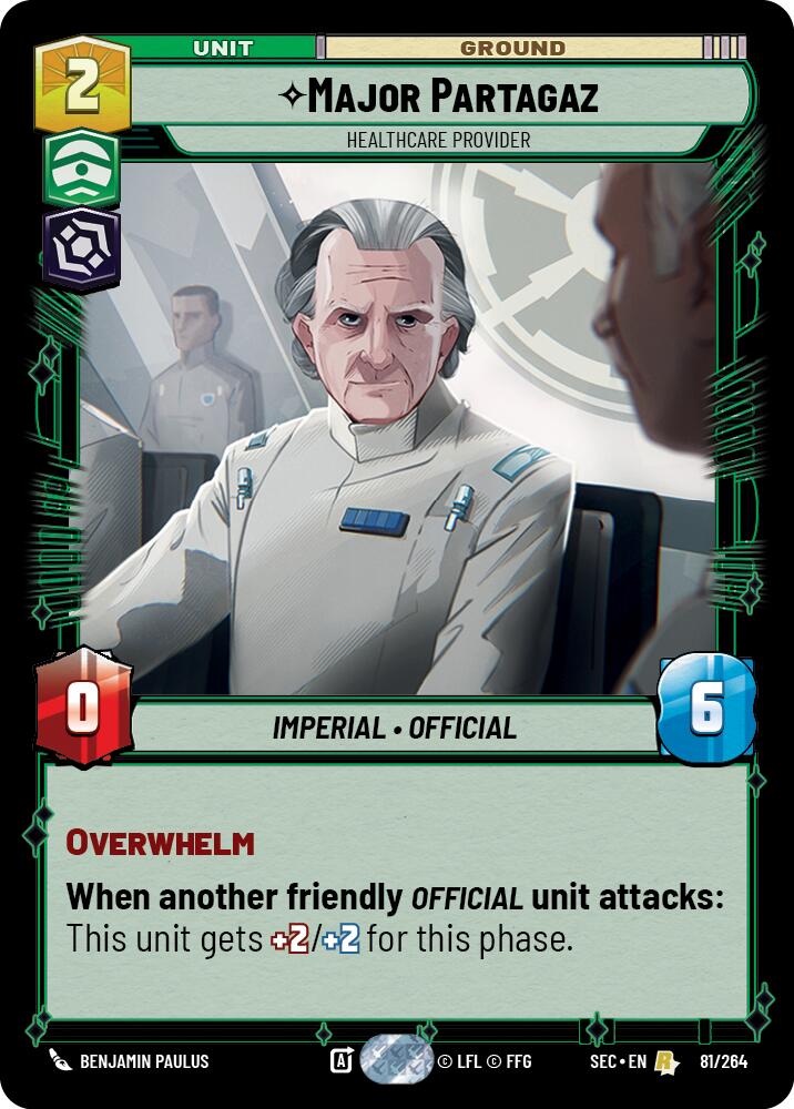Major Partagaz - Healthcare Provider (81/264) (81/264) [Secrets of Power]