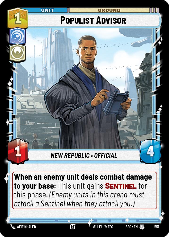 Populist Advisor (551) (Foil) (551) [Secrets of Power]