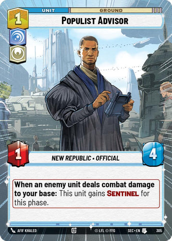 Populist Advisor (305) (Hyperspace) (305) [Secrets of Power]