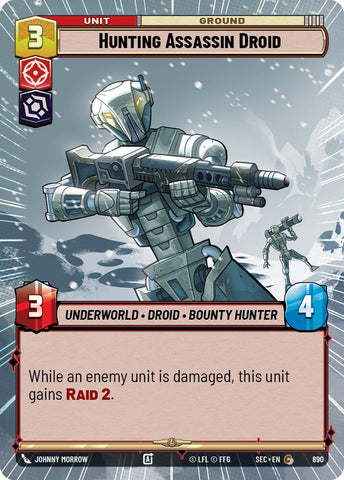 Hunting Assassin Droid (890) (Hyperspace Foil) (890) [Secrets of Power]
