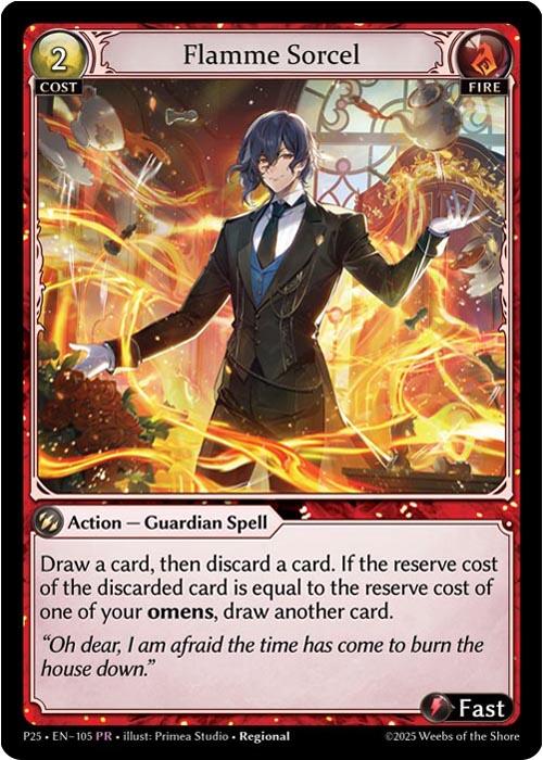 Flamme Sorcel (105) [Promotional Cards]