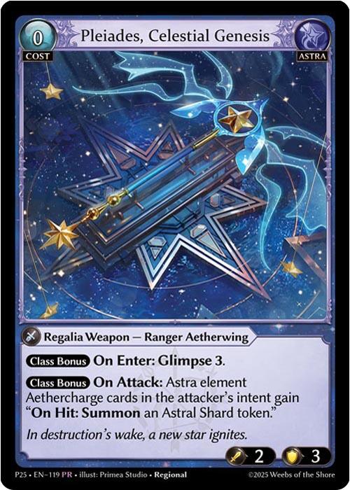 Pleiades, Celestial Genesis (119) [Promotional Cards]