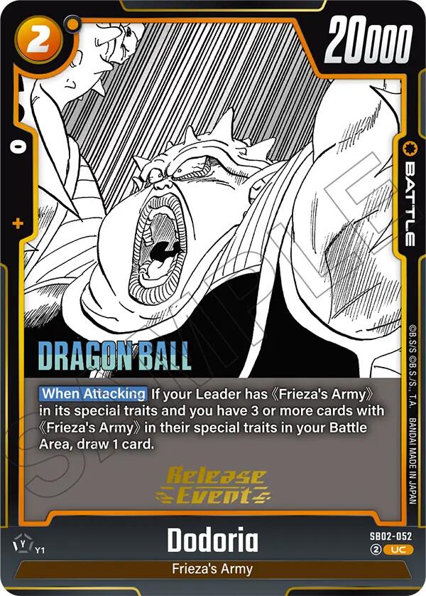 Dodoria [Manga Booster 02 Release Event Cards]