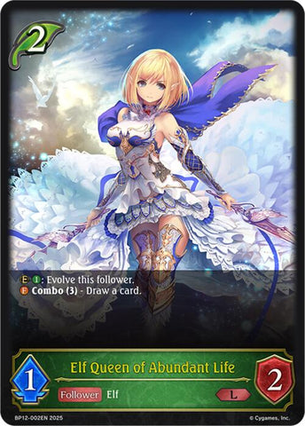 Elf Queen of Abundant Life (BP12-002EN) [Worldreaver's Descent]