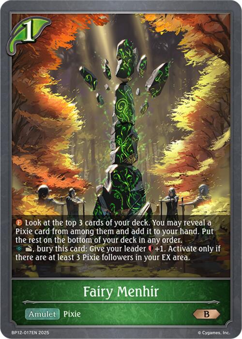 Fairy Menhir (BP12-017EN) [Worldreaver's Descent]