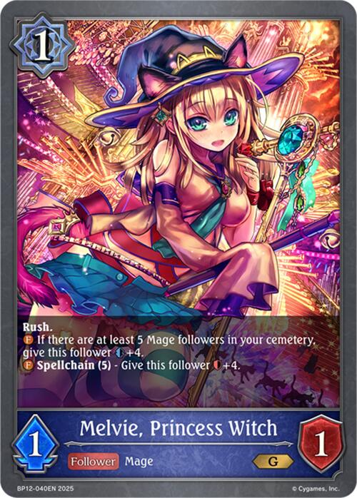 Melvie, Princess Witch (BP12-040EN) [Worldreaver's Descent]