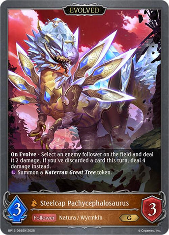 Steelcap Pachycephalosaurus (Evolved) (BP12-056EN) [Worldreaver's Descent]