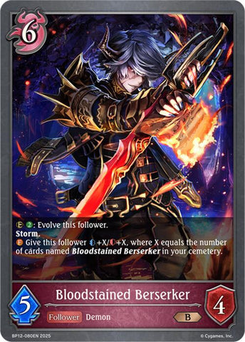 Bloodstained Berserker (BP12-080EN) [Worldreaver's Descent]