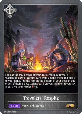 Travelers' Respite (BP12-107EN) [Worldreaver's Descent]