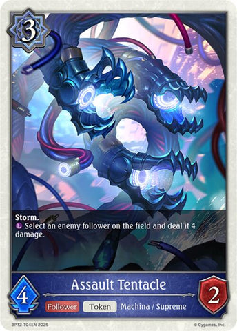 Assault Tentacle (BP12-T04EN) [Worldreaver's Descent]