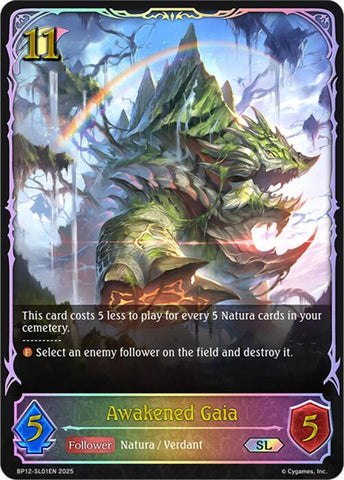 Awakened Gaia (BP12-SL01EN) [Worldreaver's Descent]
