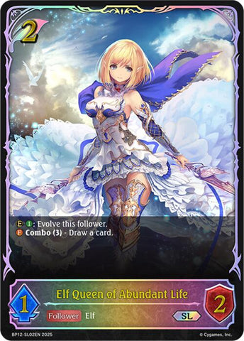 Elf Queen of Abundant Life (BP12-SL02EN) [Worldreaver's Descent]
