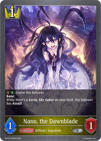 Nano, the Dawnblade - P04 (Foil) (BP12-P04EN) [Worldreaver's Descent]