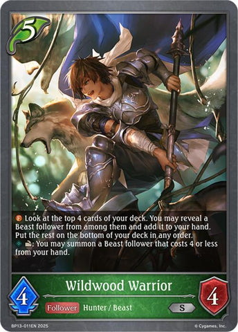 Wildwood Warrior (BP13-011EN) [Dominion of Darkness]