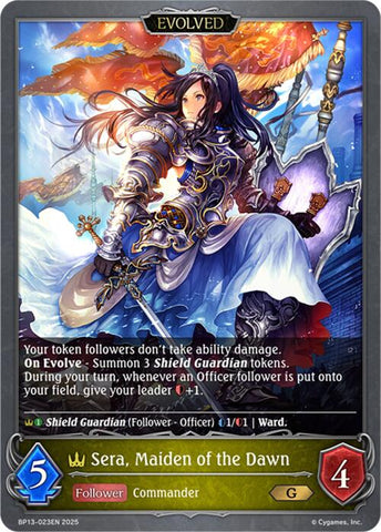 Sera, Maiden of the Dawn (Evolved) (BP13-023EN) [Dominion of Darkness]