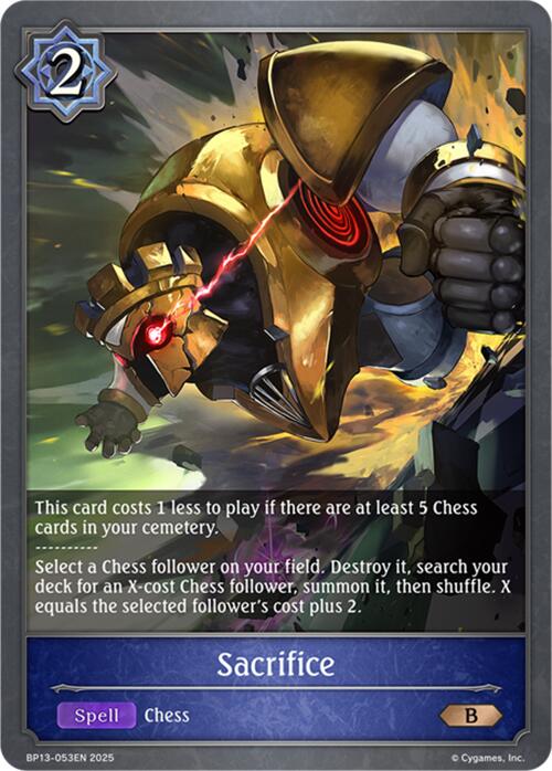 Sacrifice (BP13-053EN) [Dominion of Darkness]