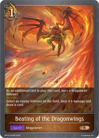 Beating of the Dragonwings (BP13-070EN) [Dominion of Darkness]