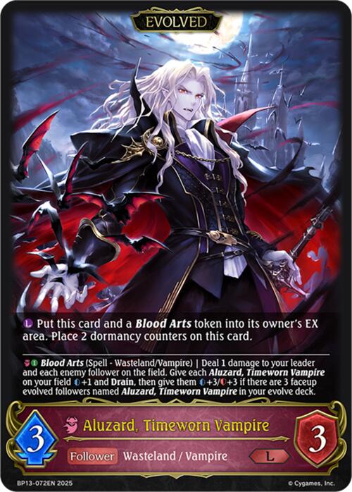 Aluzard, Timeworn Vampire (Evolved) (BP13-072EN) [Dominion of Darkness]