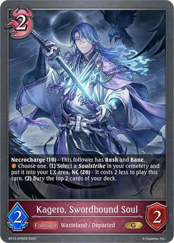 Kagero, Swordbound Soul (BP13-076EN) [Dominion of Darkness]
