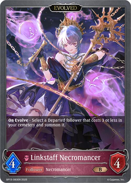 Linkstaff Necromancer (Evolved) (BP13-083EN) [Dominion of Darkness]